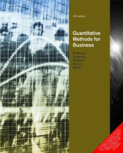 Beispielbild fr Quantitative Methods For Business,12Ed zum Verkauf von ThriftBooks-Dallas