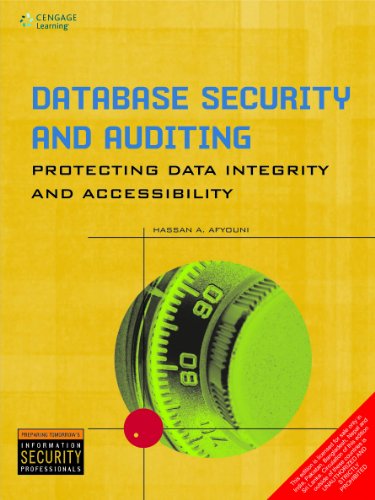9788131519059: Database Security and Auditing: Protecting Data Integrity and Accessibility