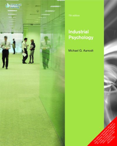 Stock image for Industrial Psychology for sale by PAPER CAVALIER US
