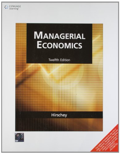 Imagen de archivo de Managerial Economics,12Ed a la venta por SecondSale