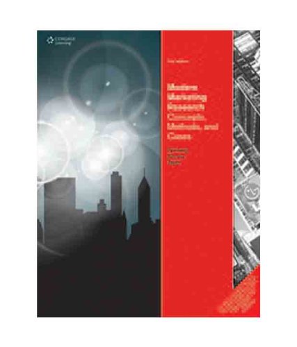 9788131519448: Modern Marketing Research: Concepts, Methods And Cases 2Nd Edition