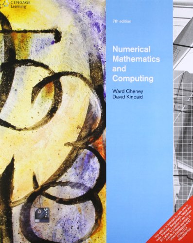Stock image for Numerical Mathematics and Computing for sale by Majestic Books