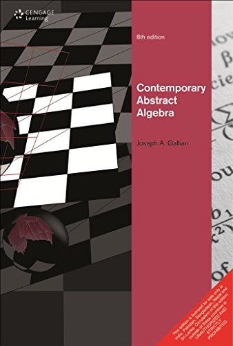 9788131520741: Contemporary Abstract Algebra by Gallian (2013) Paperback