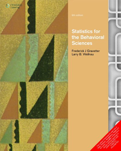 9788131521045: Statistics for the Behavioral Sciences