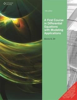 Imagen de archivo de A First Course in Differential Equations with Modeling Applications (English) 10th Edition a la venta por SecondSale