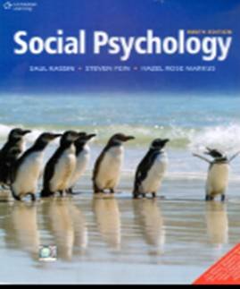 Stock image for Social Psychology for sale by KuleliBooks
