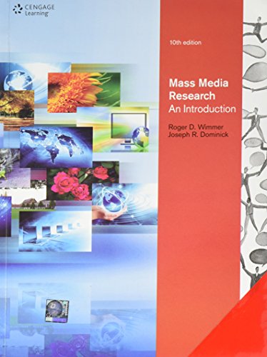 Imagen de archivo de Mass Media Research: An Introduction a la venta por ThriftBooks-Dallas