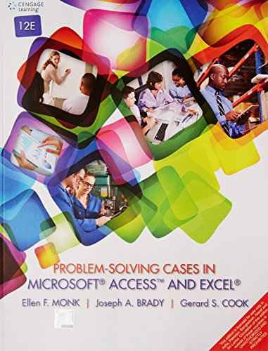 Stock image for Problem-Solving Cases in Microsoft Access and Excel for sale by Majestic Books