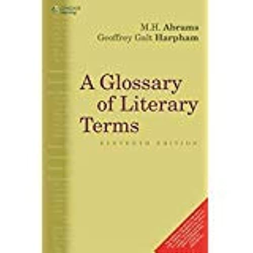 Dispensación descanso campana A Glossary of Literary Terms - M H Abrams: 9788131526354 - AbeBooks