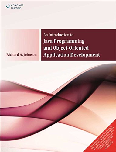 9788131532508: An Introduction to Java Programming and Object-Oriented Application Development with CD [Paperback] Richard Johnson