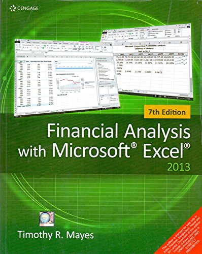 Imagen de archivo de Financial Analysis With Microsoft Excel a la venta por Books in my Basket
