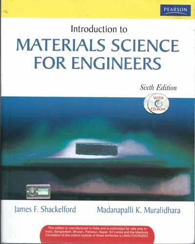 9788131700907: Introduction to Materials Science for Engineers , with cd (Livre en allemand)