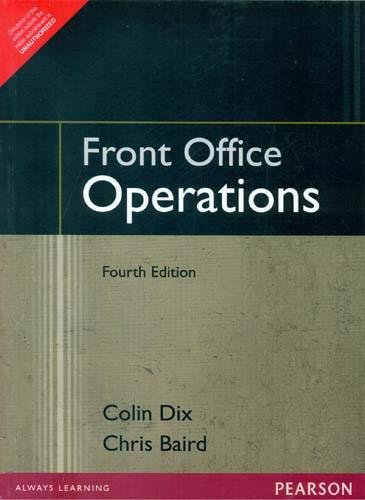 Stock image for Front Office Operations for sale by Majestic Books