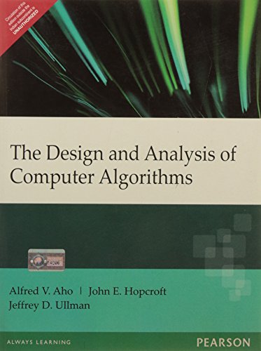 Beispielbild fr The Design and Analysis of Computer Algorithms zum Verkauf von medimops