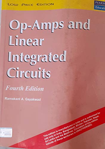 Stock image for Op-Amps And Linear Integrated Circuits for sale by dsmbooks