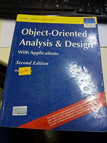 9788131702321: Object Oriented Analysis and Design with Applications (Livre en allemand)