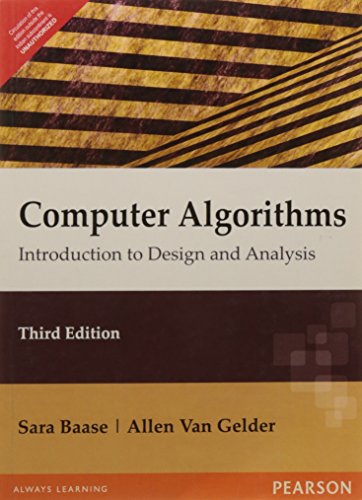 9788131702444: Computer Algorithms: Introduction to Design and Analysis