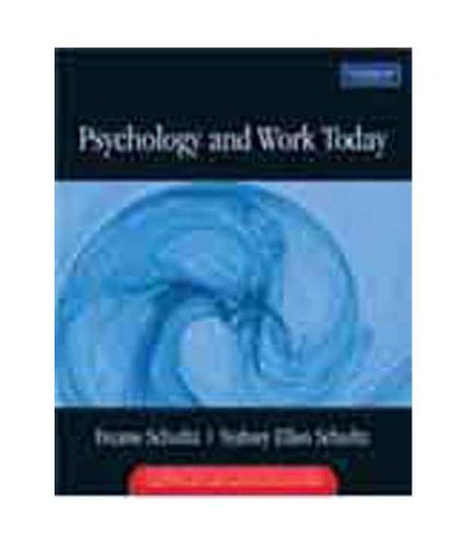 Stock image for Psychology and Work Today for sale by Majestic Books