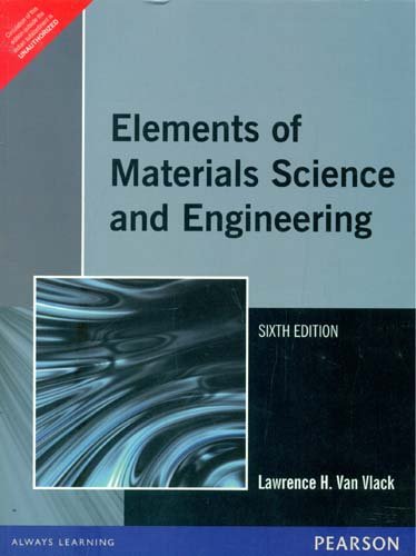 9788131706008: Elements of Materials Science & Engineering, 6e