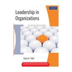 Imagen de archivo de Leadership in Organizations a la venta por Majestic Books
