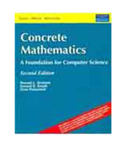 9788131708415: Concrete Mathematics: Foundation for Computer Science (Livre en allemand)
