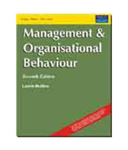 Stock image for Management & Organisational Behaviour for sale by Majestic Books