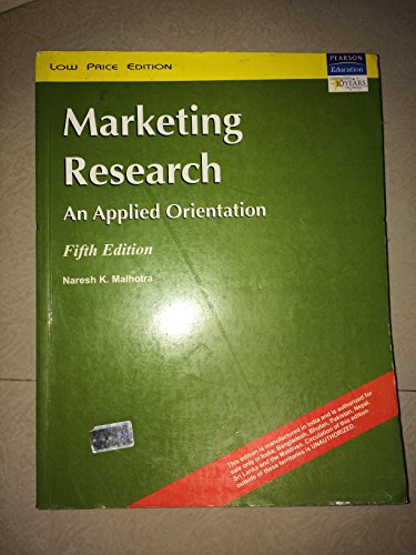 Stock image for Marketing Research for sale by Majestic Books