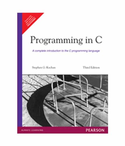 Imagen de archivo de Programming In C 3rd Edition a la venta por Books in my Basket