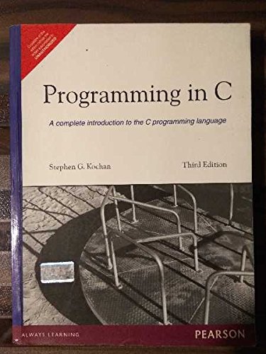 9788131713518: Programming in C
