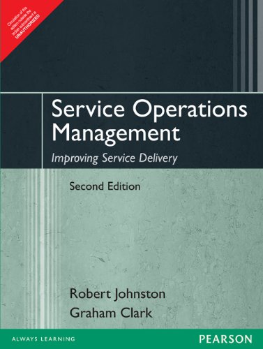 Stock image for Service Operations Management for sale by Majestic Books