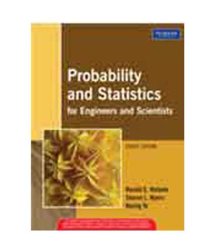 9788131715529: Probability & Statistics for Scientists and Engineers 8/e