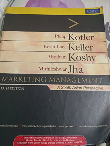 9788131716830: Marketing Management: A South Asian Perspective (International Edition)