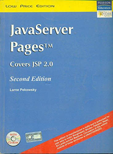 9788131717004: Java Server Pages W/Cd [Paperback] [Jan 01, 2004] Larne Pekowsky