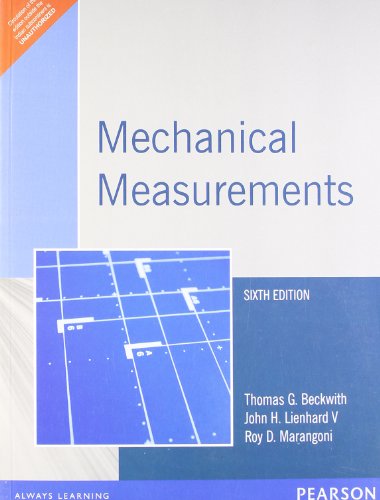 Beispielbild fr Mechanical Measurement 6/e zum Verkauf von Irish Booksellers