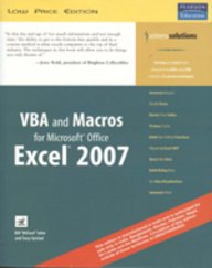 9788131719879: VBA and Macros for Microsoft Office Excel 2007