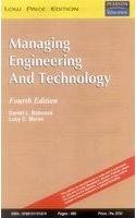 Imagen de archivo de Managing Engineering And Technology a la venta por Books Puddle