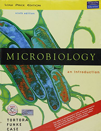 9788131722329: MICROBIOLOGY- AN INTRODUCTION, 9TH EDITION [WITH CD-ROM]