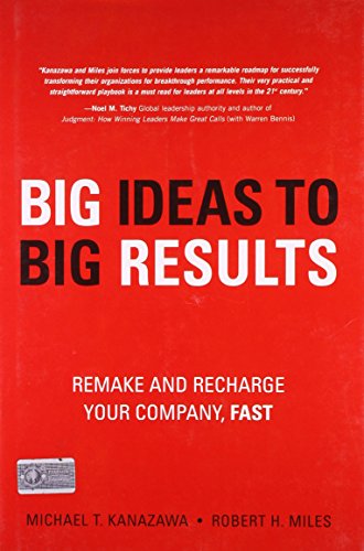Big Ideas To Big Results: Remake And Recharge Your Company, Fast
