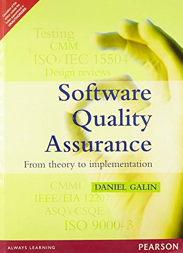 9788131723951: Software Quality Assurance