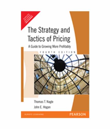 Stock image for The Strategy And Tactics Of Pricing for sale by dsmbooks