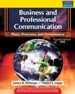9788131727126: Business and Professional Communication: Plans, Processes, and Performance, 4/e
