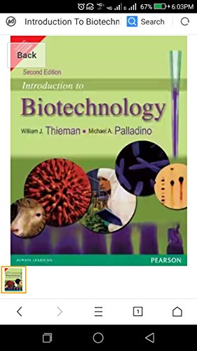 Introduction to Biotechnology (9788131728505) by Michael A. Palladino
