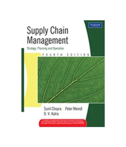 Beispielbild fr Supply Chain Management: Strategy, Planning and Operations zum Verkauf von Irish Booksellers