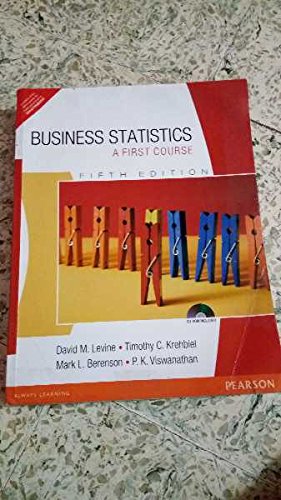 9788131731574: Business Statistics: A First Course