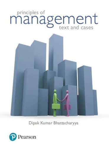 Imagen de archivo de Principles of Management: Text and Cases a la venta por Books Unplugged