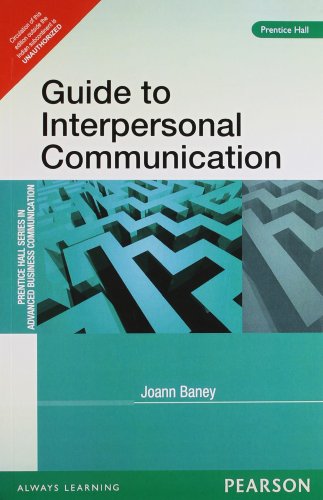 9788131756126: Guide To Interpersonal Communication