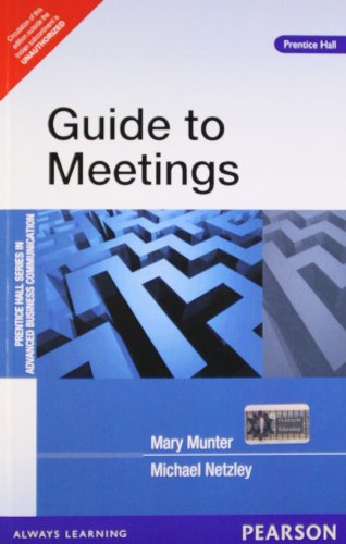 Beispielbild fr Guide To Meetings zum Verkauf von Books in my Basket