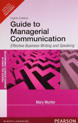 9788131756201: Guide to Managerial Communication: Effective Business Writing and Speaking, 8e