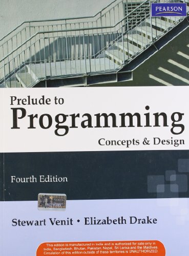 9788131758779: Prelude to Programming: Concepts and Design