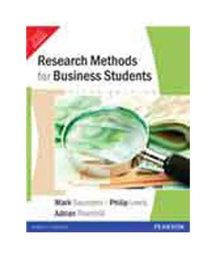 Imagen de archivo de Research Methods For Business Student, 5Th Edn a la venta por Books in my Basket